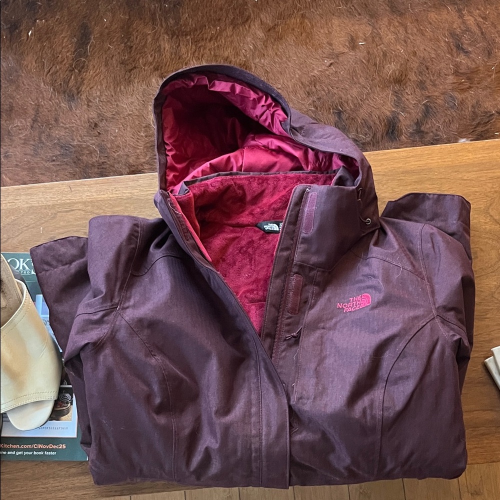 The North Face Burgundy Jacket